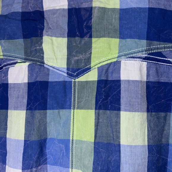 BKE Mens Shirt Gun Metal Buttons Athletic Fit Long Sleeve Large Plaid Sz XL - Picture 13 of 13